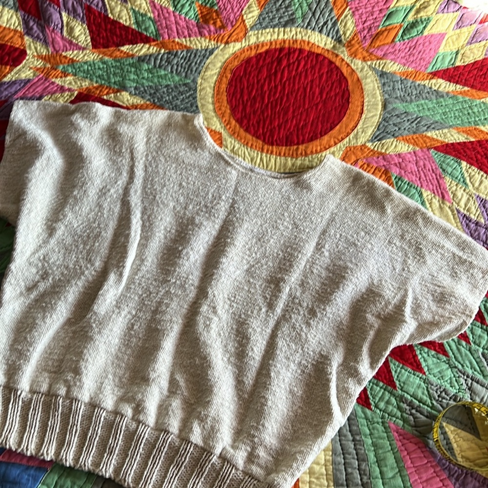 🪩🌤️Hand woven/knit short sweater - Picture 5 of 10